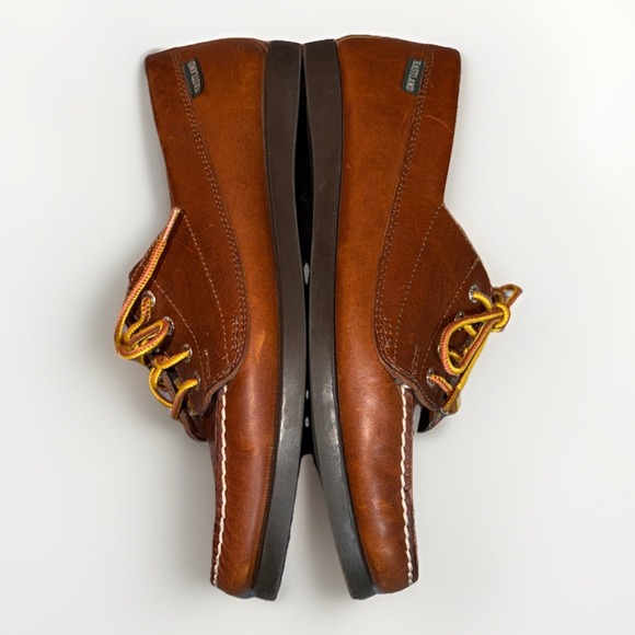 Eastland Woman's Falmouth Camp Leather Loafers Size 10 Lace Up Style # 3365 - Picture 5 of 9